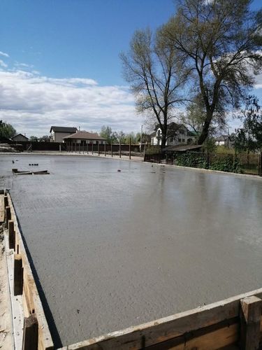 Betonplatte außen